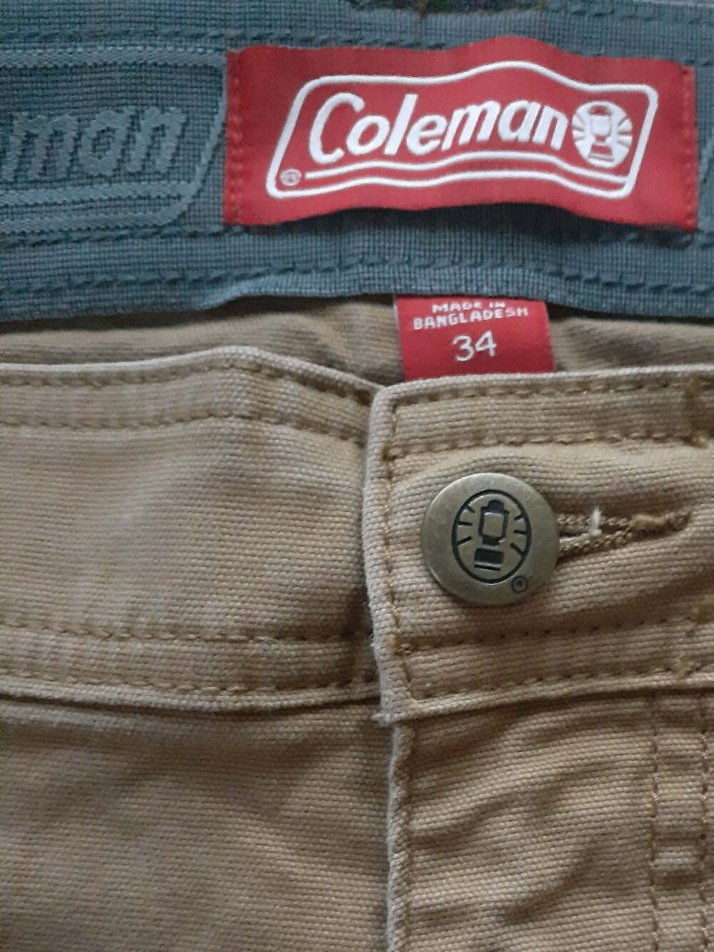 Coleman Men's Relaxed Fit Tear Resistant Stretch Utility Shorts - Picture 5 of 5